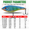 CF Lure 90mm/120mm/150mm Slow Sinking Lipless Jerkbait