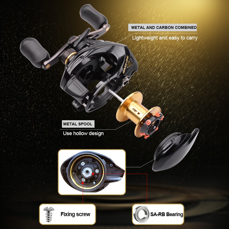 Shimano Bass One XT Baitcasting Reel 7.2:1 4+1BB 5.0kg Max Drag Shimano Bass One XT Baitcasting Reel 7.2:1 4+1BB 5.0kg Max Drag