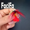 FaciFa 1Pc Brass Inline Feathered Spinner