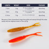 Noeby Pin Tail Silicone Soft Jig Trailer 7.5cm/10cm/12.5cm