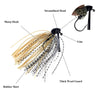 THKFISH 5Pcs 7g /10g/14g Skirted Jig Set