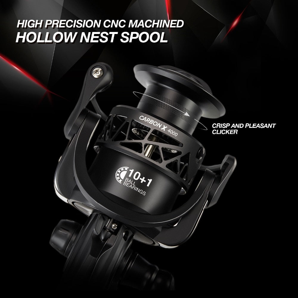 Piscifun Carbon X Spinning Reel 5.2:1 / 6.2:1 Ratio 11BB – Pro Tackle World