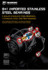 BearKing Zeus II Series Spinning Reel 6-9BB 5.2:1/6.2:1 4-7Kg Max Drag