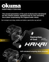 Okuma Hakai Low Profile Baitcaster Reel 6.2:1/7.3:1/8.1:1 6+1BB 9KG Max Drag