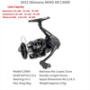 Shimano AERO XR/BB (2022 Model) Spinning Reel 3+1BB/4+1BB/5+1BB 5.0:1/4.7:1