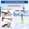 Goture High Performance Ice Drill Auger Set 18cm Diameter 104cm Depth