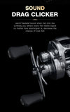 Seasir Sirius Baitcasting Reel 7+1BB NMB 7.3:1 Max Drag 5kg