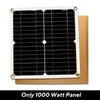 1000W Solar Panel 12V Solar Cell 10A-100A Controller Solar Plate Kit