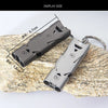 Portable Survival Whistle 180 db Aluminum Alloy Keychain