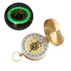 Outdoor Copper Compass with Glow-in-the-Dark Display