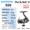 Shimano Nasci (2025) Spinning Reel 5+1BB Max 11kg Drag X-Ship