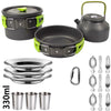 Camping Cookware Set for 2-3 Persons