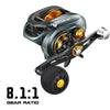 Piscifun Alijoz 400 Baitcaster 8+1BB 17Kg/38Lb Max Drag 8.1:1/6.6:1