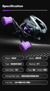 Seasir ZERO-VX 133g BFS Baitcasting Reel 7.6:1 High Speed Ratio 6+1BB Max Drag 4kg