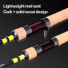BSF Ultralight Carbon Rods MF Action Spinning Casting Fishing Rods 2 section UL L power Travel Rod