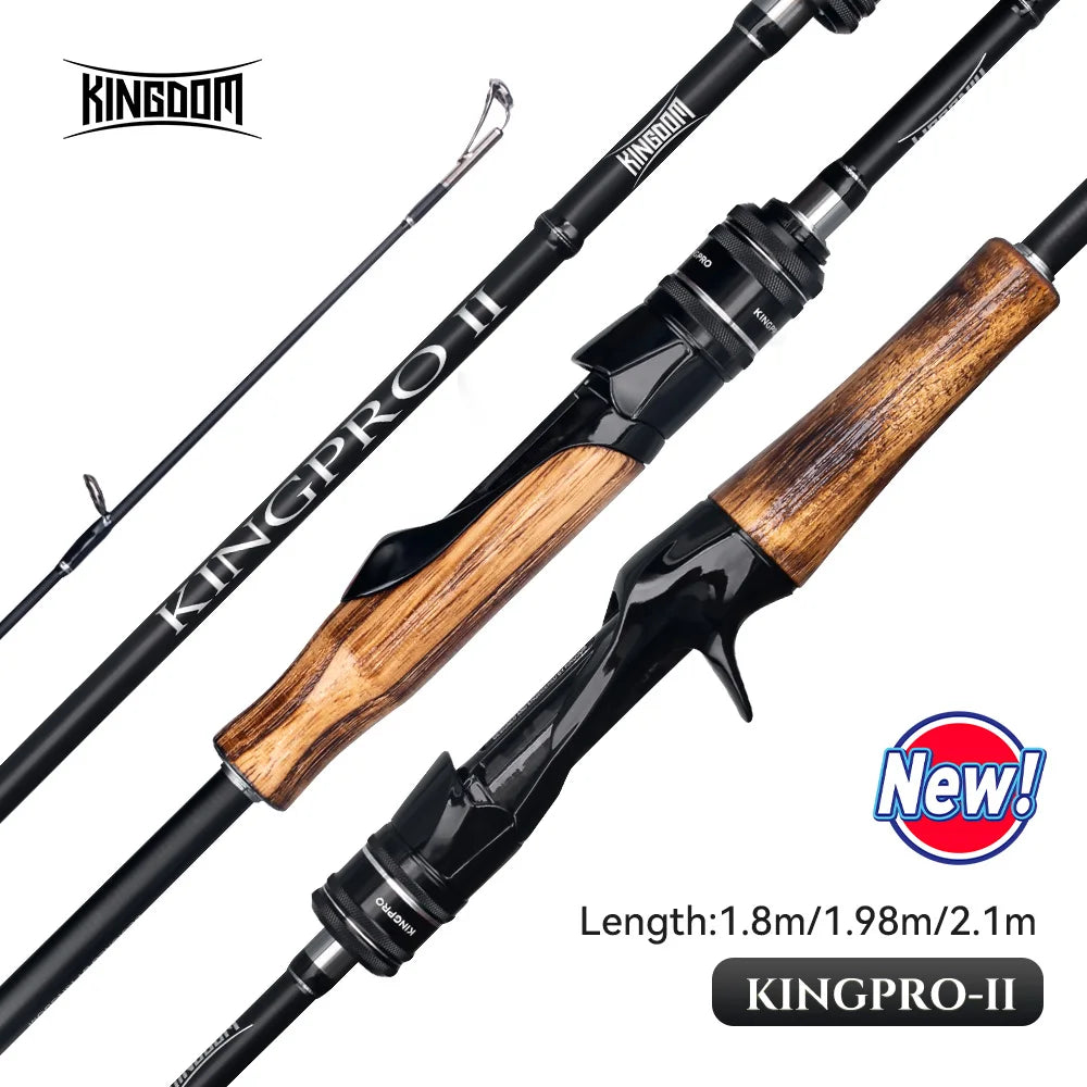 Kingdom Kingpro II Series Spinning/Casting Rods 1.8m/1.98m/2.1m M ML L – Pro Tackle World