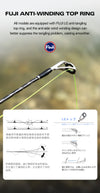 Tsurinoya TYRANTS Spinning Rod  2.4m 2.7m 2.9m 2PC FAST M MH