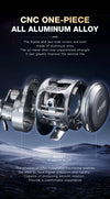 Seasir Sirius Baitcasting Reel 7+1BB NMB 7.3:1 Max Drag 5kg