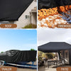 Heavy-Duty Black Waterproof Tarp