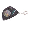 Map Measure Keychain Compass / Survival Mirror