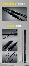 SOLOKING KOMPLUM  Inshore Sea Bass Fishing Rod  40T Carbon Ultralight Fuji O+A Ring 2 Section Saltwater Spinning Rod