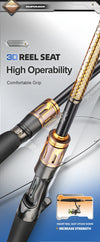 Histar Snapdragon Carbon Spinning/Casting Rod TORAY 40+46T 2.36-2.97m 2-3PC M/ML/MH