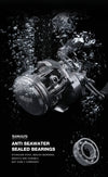 Seasir Sirius Baitcasting Reel 7+1BB NMB 7.3:1 Max Drag 5kg