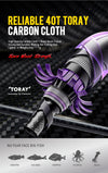 SOLOKING KOMPLUM  Inshore Sea Bass Fishing Rod  40T Carbon Ultralight Fuji O+A Ring 2 Section Saltwater Spinning Rod