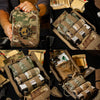 RHINO RESCUE Tactical Individual First Aid Kit with Molle System 13PC