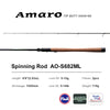 PureLure Amaro Casting/Spinning Rod 2.03m-2.45m 2PC M ML H MH XH