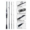 Goture SAVVINA MAGICIAN Spinning/Casting Carbon Rod 4PC 1.8m/2.1m/2.4m/2.7m