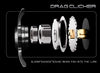 Seasir Salminus Metal Baitcasting Reel Aluminum Frame CNC Drag Knob 8.0:1 Gear Ratio 11+1BB Extended Carbon Handle Fishing Reel