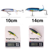 1-8Pcs Topwater Whopper Popper 13g 15g 35g
