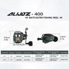 Piscifun Alijoz 400 Baitcaster 8+1BB 17Kg/38Lb Max Drag 8.1:1/6.6:1