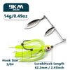 9KM Spinnerbait Fishing Lures 10g 14g