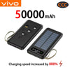VIVO 200000mAh Large Capacity 4In1 Solar Power Bank