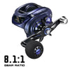 Piscifun Alijoz 400 Baitcaster 8+1BB 17Kg/38Lb Max Drag 8.1:1/6.6:1