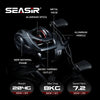 Seasir Mercury BC Baitcast Reel 5+1BB 7.2:1 204g 8kg Drag