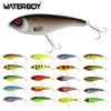 WATERBOY Musky Buster 10cm/27g 12cm/33g Slow Sinking VIB LiplessJerkbait