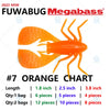 Megabass FUWABUG Soft Creature Lure 4-6pcs 1.8/2.5/3.8 IN