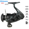 Shimano AERO XR/BB (2022 Model) Spinning Reel 3+1BB/4+1BB/5+1BB 5.0:1/4.7:1