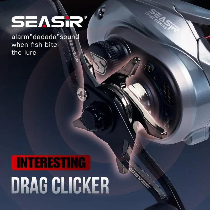 diawa m800 fishing reel Seasir M800 Baitcasting Reel 8KG Max Drag 7.1:1 Ratio 5+1BB – Pro Tackle World