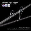 Kingdom KO-Ⅲ Spinning Fishing Rod High Carbon XF MF Action Fuji Ring Lure Rod Fuji Reel Seat For Bass Pike Casting Fishing Rod