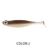 Supercontinent Zander Shad T-tail Soft Lure 5cm/7cm 8-12PCS