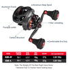 Leydun G6 Fishing Reels Baitcasting Reel Drag 15KG Deep Spool 10+1BB 6.3:1 Aluminum Frame jigging Metal Seawater Fishing Reel