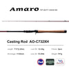 PureLure Amaro Casting/Spinning Rod 2.03m-2.45m 2PC M ML H MH XH