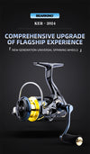 BearKing KER Series Spinning Reel 3+1BB 5.2:1 5-10Kg Max Power
