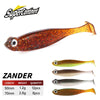 Supercontinent Zander Shad T-tail Soft Lure 5cm/7cm 8-12PCS