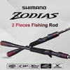 SHIMANO ZODIAS Fishing Rods 2 Piece Spinning Casting Rod Microguide RING CI4+ Seat For Reel Freshwater Saltwater