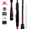 PureLure Red TORRENT Casting/Spinning Rod 1.98m 2.06m 2.28m 2.28m 2.43m L/M/MH 2PC